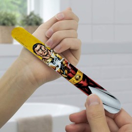 Justice League Shazam Character Double-Sided Nail File Emery Board Set 4 Pack