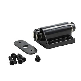 Rok Hardware Magnetic Kitchen Cabinet Furniture Door Touch Push to Open Latch Catch (1 Pack, Black)