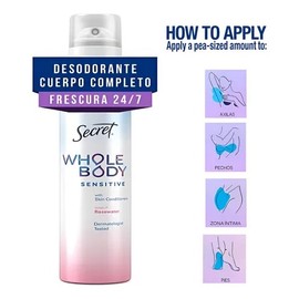 Desodorante Intimo Mujer Cuerpo Entero Secret Whole Body