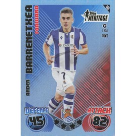 Match Attax 2024 2025 Ander Barrenetxea Heritage Trading Card