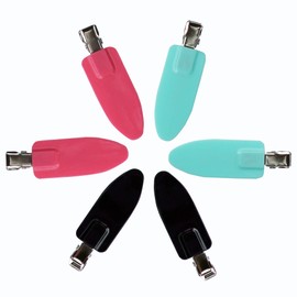 ULA ULA 48 pieces No Bend Hair Clips, Pin Curl Clips, No Crease Hair Clips for Hairstyle Bangs Waves Professional Makeup Application Beauty and Personal Care (16 Black / 16 Pink / 16 Cyan)