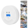 LCD Display Carbon Monoxide Alarm Detector Voice Type CO Smoke
