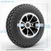 Felixstory 4.10/3.50-6 Tire and Aluminum alloy wheel Assemblies, 40% rubber
