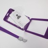 2-Piece Removable, Double-Sided Transparent, Waterproof Plastic Card Case with Lanyard,