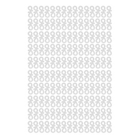 150Pcs S Shaped Hooks Sturdy Durable Plastic Dual Ends Multipurpose Christmas Light Clips for Party Lights Decoration White