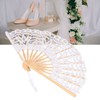 Abanico Plegable, Flor De Encaje Abanico Plegable Abanico Hecho A