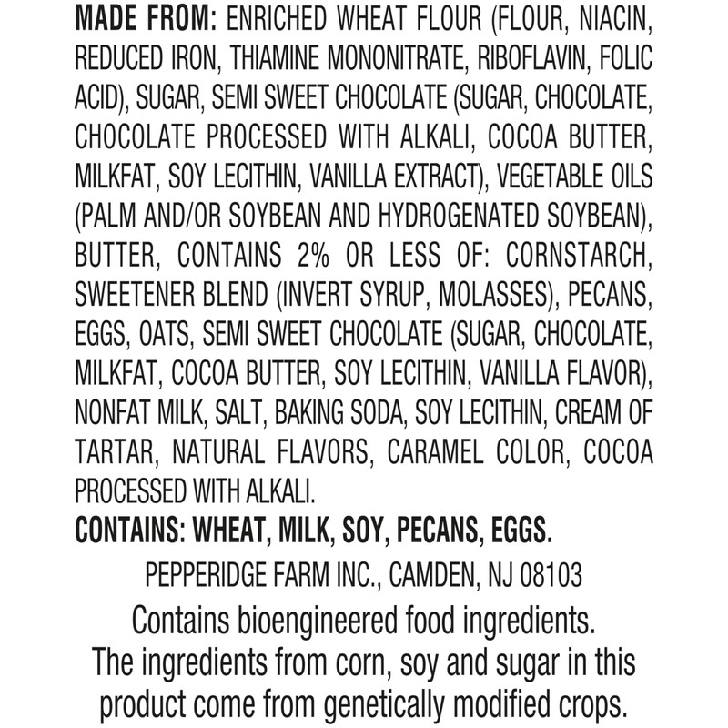 Pepperidge Farm Cookies Classic Collection, 9 Cookie Varieties, 13.25 Oz.