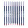 SAINO Softy Ballpoint Pens, RED, Fine Point (0.7mm), Pack of