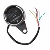 Motorcycle Digital Tachometer Tacho Speedometer Gauge 2 Airguide Cylinder Modified
