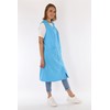 Women's Sleeveless Cooking Apron Apron Button Gown Plain House Dress,
