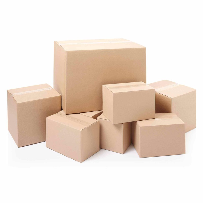 Corrugated Cardboard Shipping Boxes Pack of 25 Brown Packaging &