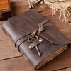 Vintage Leather Journal – Travel Journal Handmade Vintage Deckle Edge