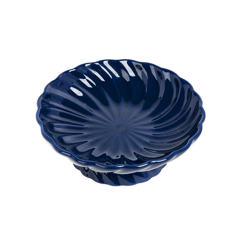 Nattol 9.5-Inch Ceramic Fruits Bowl, Decorative Serving Plate, Centerpiece Fruits