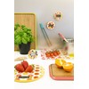 Pebbly Glass Trivet 15.8 x 0.3cm-Citrus, Multi Coloured