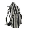 Handwoven Nepalese Front Pocket Hippy Style Cotton Backpack (Black &