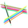 YANQINQIN 150PCS Plastic Mini Colorful Thin Pick Up Sticks for