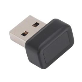 USB Fingerprint Reader, 360° Touch Speedy Matching Biometric Scanner, Portable Fingerprint Logger, Up to 10 Fingerprints, for Windows 10 11 32 64 Systems