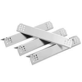Charbrofire 780-0832C Heat Plates Grill Replacement Parts for NXR Grill Parts NXR 780-0832C Stainless Steel Heat Shield Burner Cover 4 Pieces