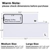 Aimyoo White Collapsible Gift Box with Magnetic Closure Lids 10.5x7x3