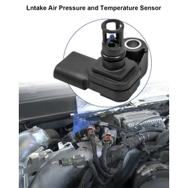 EMIHO Intake Air Pressure and Temperature Sensor Replace 12681993 Fit for Chevy Equinox Cruze Malibu Silverado GMC Terrain Sierra Buick Cascada Encore 2016-2022 Replace 225-1174 12670600 5S15725