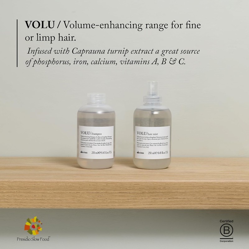 Davines - Champú esencial para el cuidado del cabello VOLU,