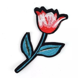 Unbranded Flower Iron On Embroidered Patch 2143