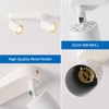 ANWIO EUS-EA190811-10-02RW Ceiling Spotlight 2-Bulb White GU10 Swivelling Spotlight for