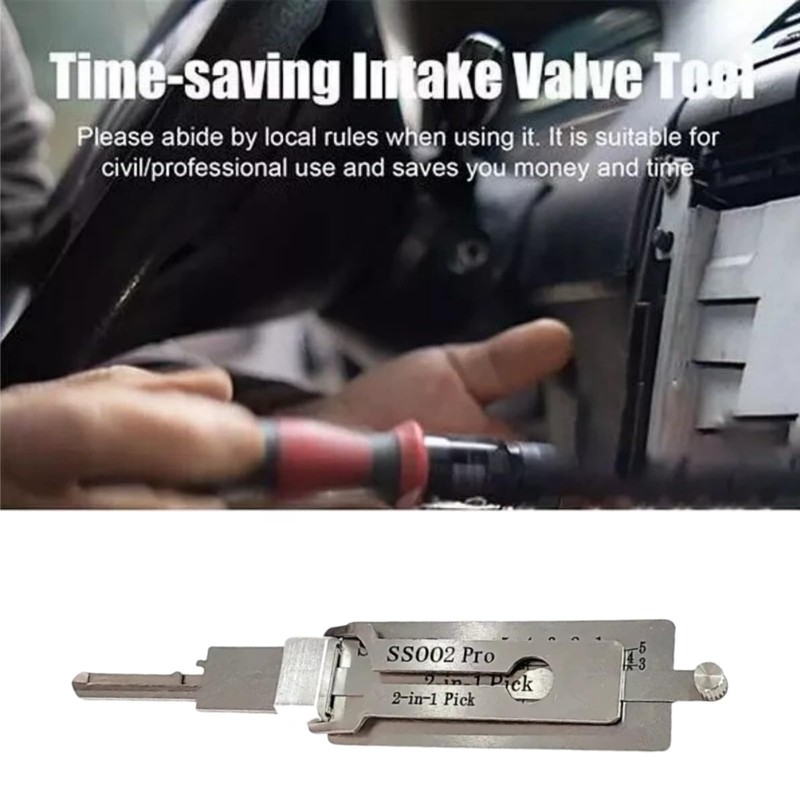 SS002 Pro Lock Pick Tool,2 in 1 Pick and Decoder