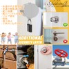 S.fields.inc Faucet Lock with Padlock Key Outdoor Water Faucet Handle
