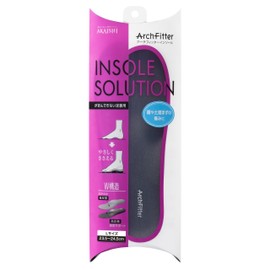 AKAISHI Arch Fitter Insoles, For Feet That Can't Be Worn Off, L