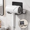 Hair Dryer Holder for Bathroom – Stainless Steel Wall-Mounted Storage