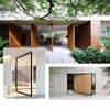 2 Pcs Eccentric Pivot Hinges 360 Degree Door Pivot Hinge