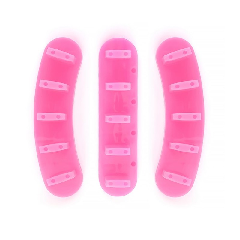 Rolabling 3pcs False Nail Art Tips Practice Display Stand Tool