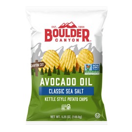 Boulder Canyon, Chips Potato Avocado Oil Sea, 5.25 Ounce