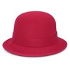 MESU Womens Vintage Felt Bucket Hat 1920S Cloche Bowler Hats