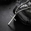 Cross Necklace for Men, Speroto Silver Mens Necklace with Cross