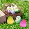 DECHOUS 16pcs Decorative Easter Eggs Openable Hollow Eggs for Fillable