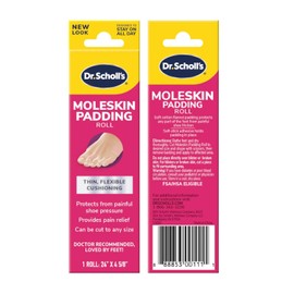 Dr. Scholl's Moleskin Plus Padding Roll 1 Each (Pack of 3)