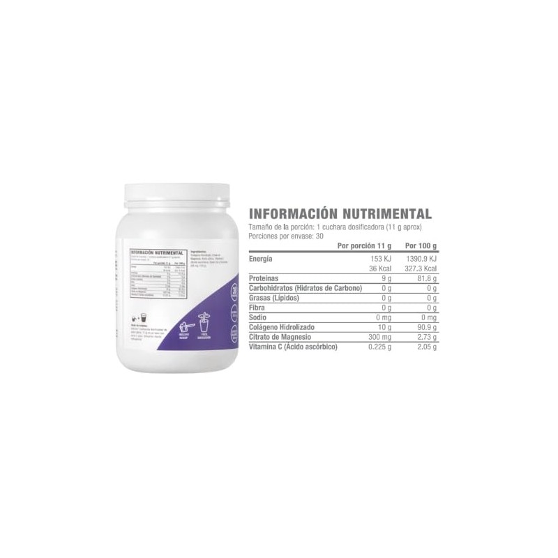 Life180 Dúo Colágeno Hidrolizado Citrato de Magnesio Sabor Uva Pack