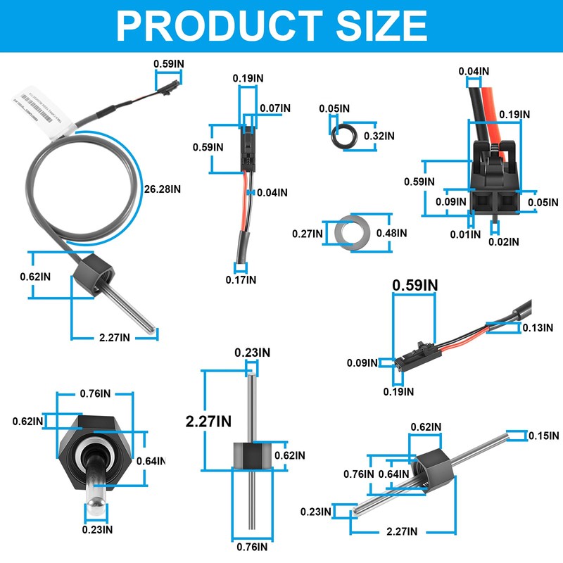 Hot Tub Sensor Kit Fit for Balboa Spa Heater M7
