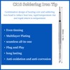 Soldering Iron Tip, Multilayer Electroplated Stainless Steel Soldering Tool Replacement