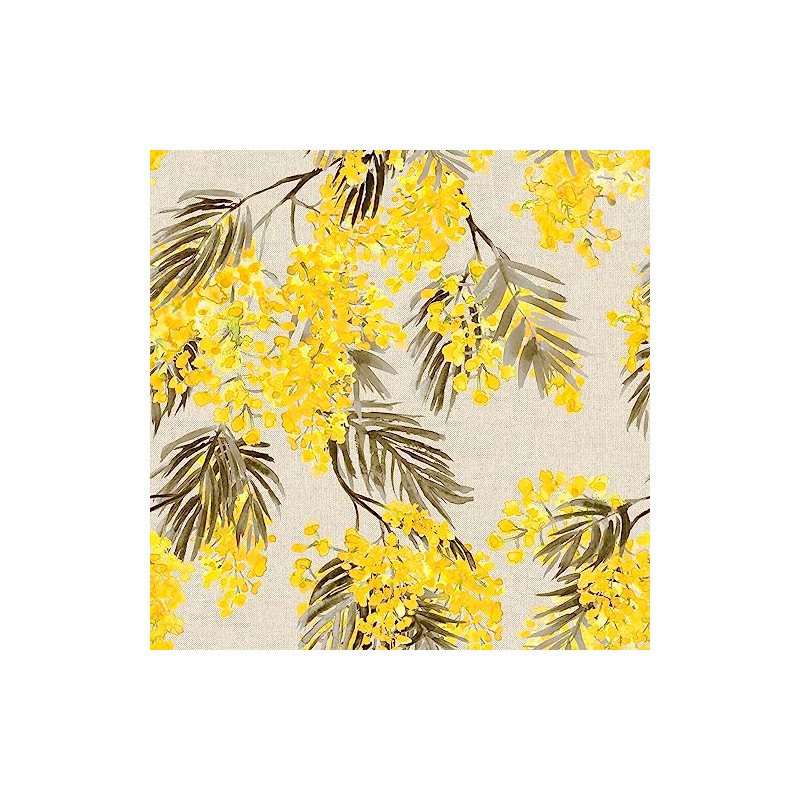 Martina Home Resin Tablecloth Mimosa Beige 180 x 140 cm