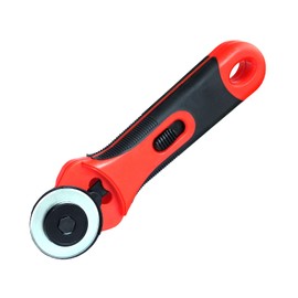 Tooltime® 45mm Rotary Cutter Paper Card Quilters Premium with Blade Guard and Safety Lock