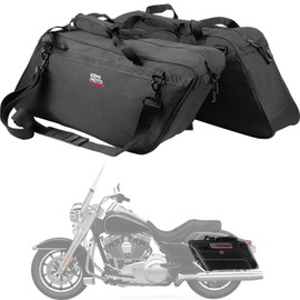 KEMIMOTO Saddlebag Liners 1 Pair Motorcycle Saddle Liner Bag 32L Hard Saddle Insert Travel Storage Bag Compatible with Touring Street Glide Road Glide Road King 1993-2023 1700 Royal Star