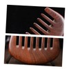 PACKOVE Portable Wooden Comb for Massage Durable Wide Tooth Care