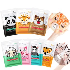 MEITREND Face Mask Women, Cloth Masks Face, Character Face Masks for Teenage Girls - Party Gifts, Moisturising Mask Face for Soothing and Refreshing