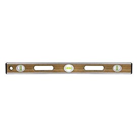 BAMBOO WOOD LEVEL -24" ALUMINUM "I" BEAM