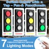 yamxun Traffic Light Lamp Decor on Wall: Remote Control LED