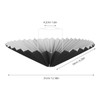 Hemobllo Table Lamp Shade - Pleated Umbrella Shape Fabric Lamp