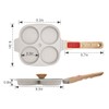 RANXINGST Fried Egg Pan with Detachable Handle, Nonstick Egg Frying